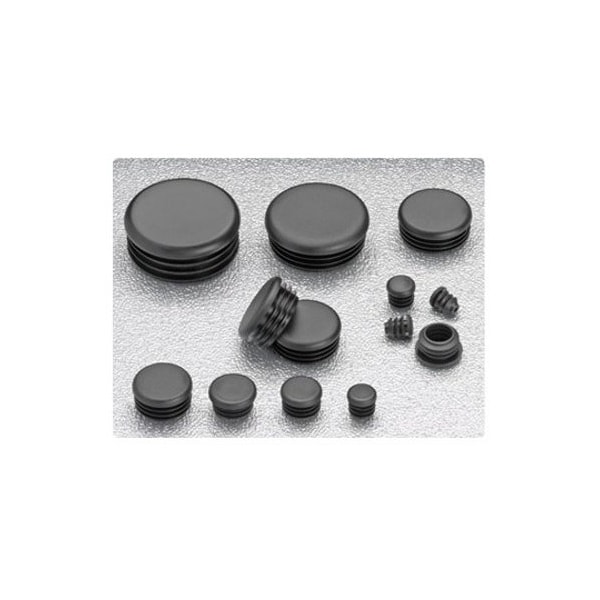 Stockcap Tubing Inserts-ROUND-7/8-(14-20) -LDPE-BLACK, 100PK 621059 - main